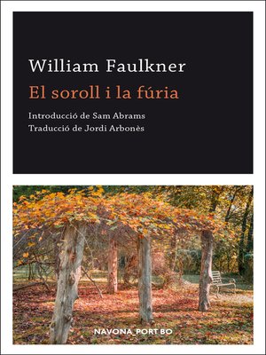 cover image of El soroll i la fúria